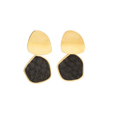 EBN Wave Earrings Gold