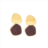 EBN Wave Earrings Gold