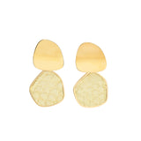 EBN Wave Earrings Gold