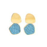 EBN Wave Earrings Gold