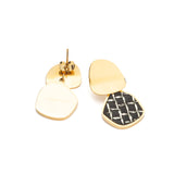 EBN Wave Earrings Gold