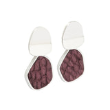 EBN Wave Earrings Silver