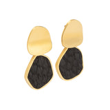 EBN Wave Earrings Gold