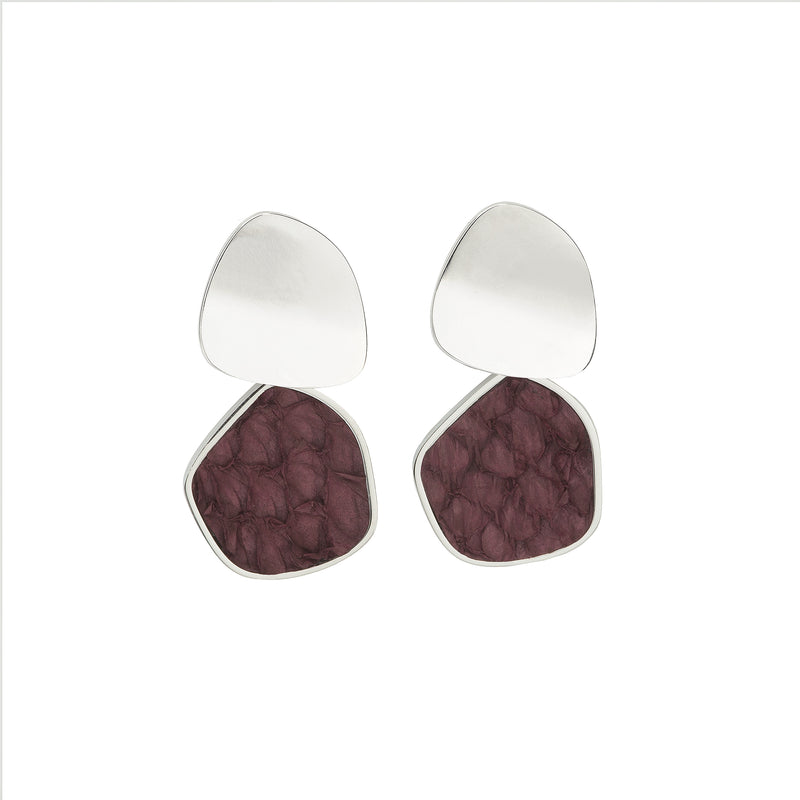 EBN Wave Earrings Silver