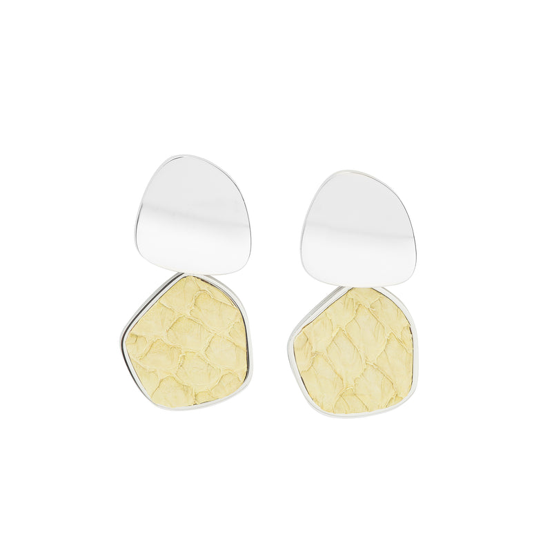 EBN Wave Earrings Silver