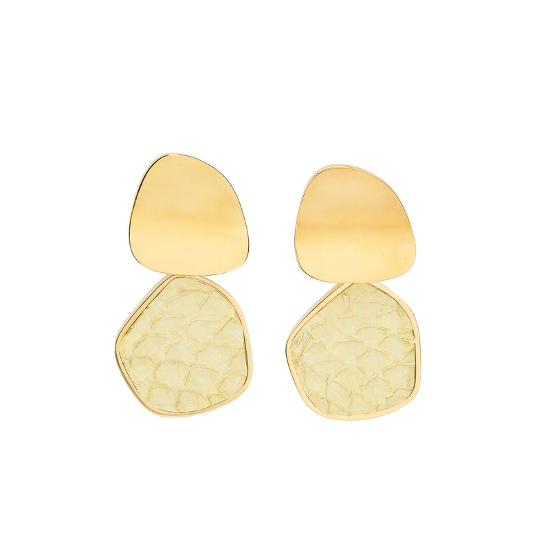 EBN Wave Earrings Gold