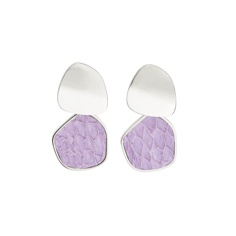 EBN Wave Earrings Silver