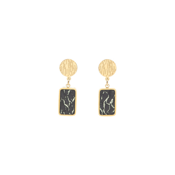 EBN Drop Earrings Gold